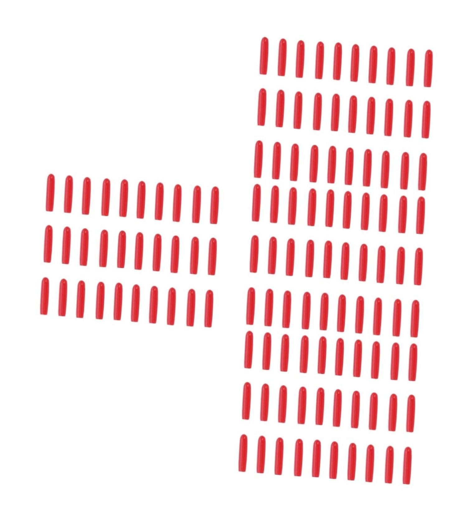 Minkissy 400 STK Silicone Eyelash Tweezers Caps - Red Slide Sleeves for Eyelash Tweezers | Durable & Protective | International Shipping Available - Buy Online on GoSupps.com