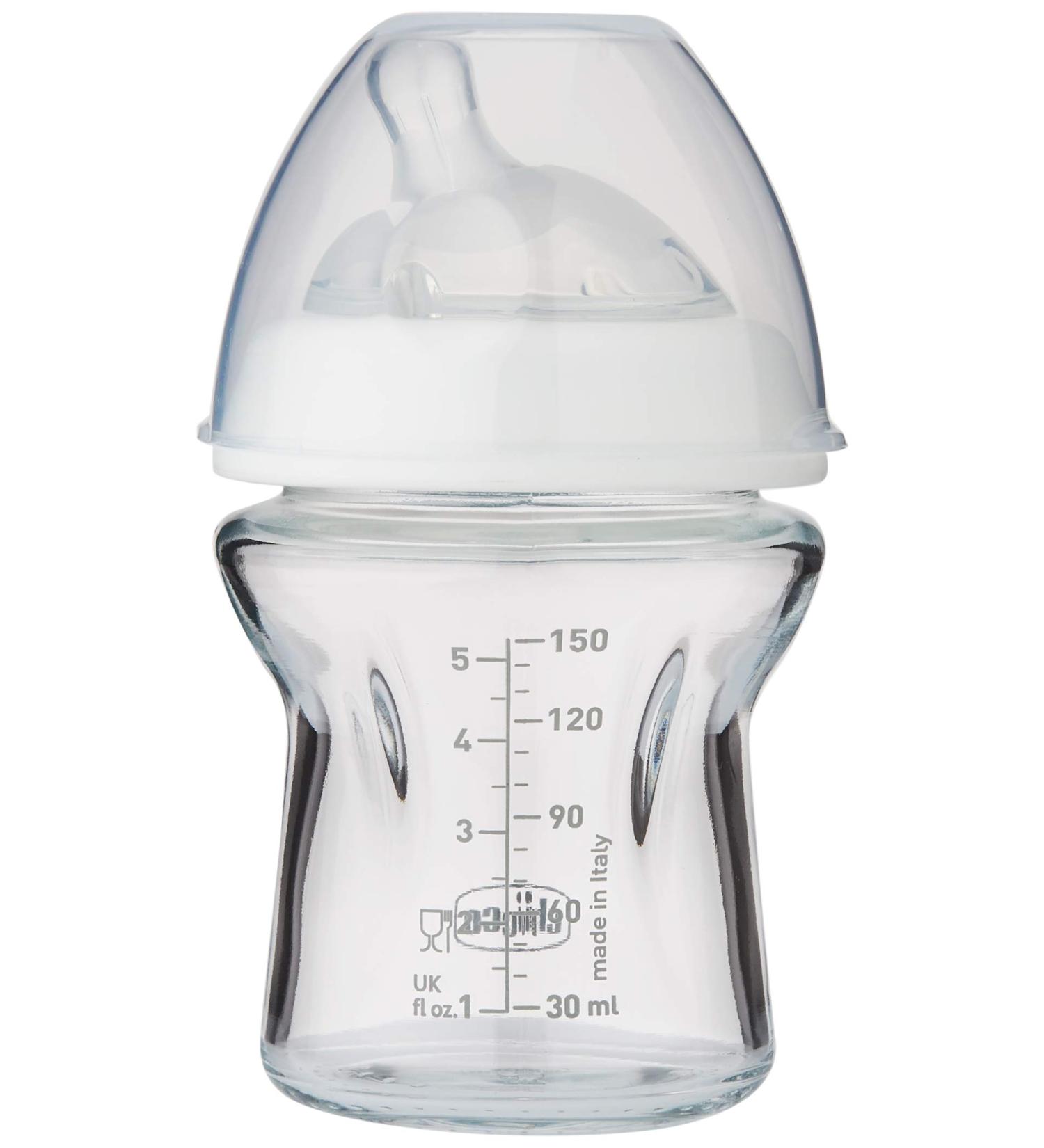 Chicco Natural Feeling Glass Bottle 150ml - 0Mesi | Buy Online - Buy Online on GoSupps.com