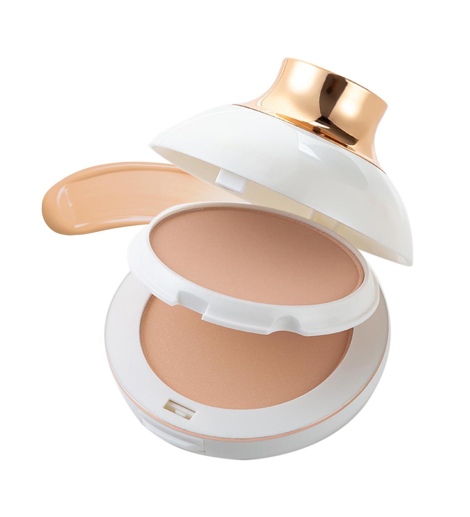 Face Powder Makeup - Long Lasting Foundation Pressed Face Powder Compact | Full Coverage Vegetable Oil Control Powder Skin Control Aznever - Buy Online on GoSupps.com