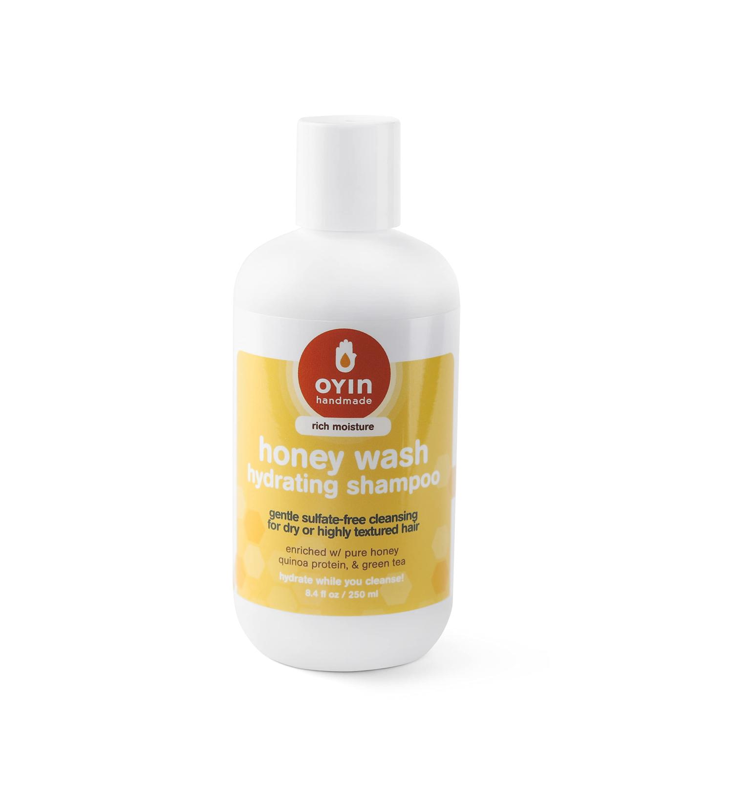 Oyin Handmade Honey Wash Hydrating Shampoo 8.4 oz - Nourishing Moisturizing Cleanser for All Hair Types | Shop Internationally - Buy Online on GoSupps.com