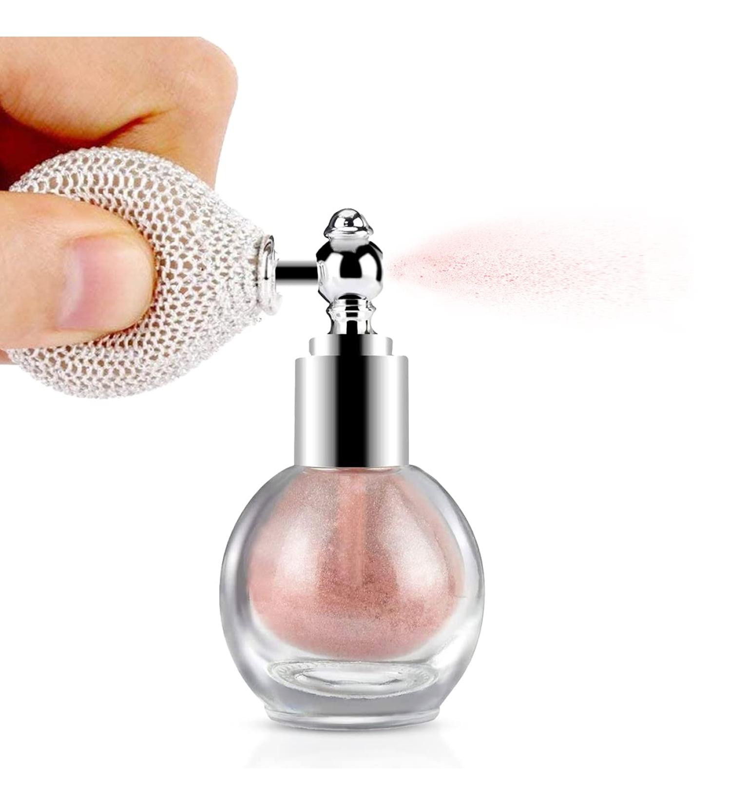 Ksndurn Ivory White Glitter Highlighter Powder Spray - Shimmer Makeup Spritz - Buy Online on GoSupps.com
