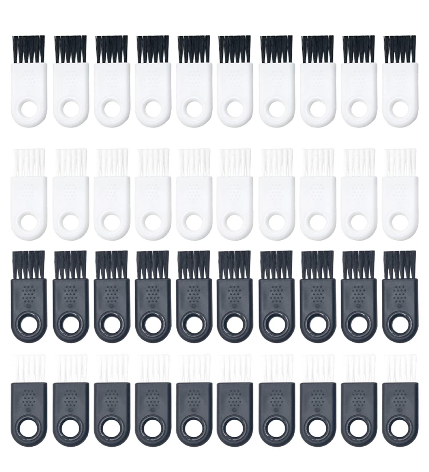 Beaupretty 40th Cleaning Brush for Hair Clipper & Keyboard - Electronic Shaving Brush for Electric Shaver - White & Black 5x2cm - Buy Online on GoSupps.com