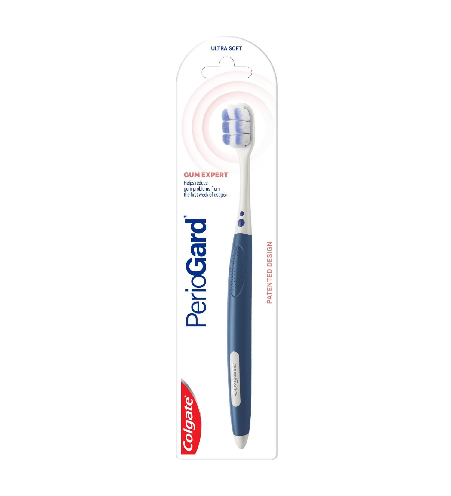 Colgate PerioGard Gum Expert Ultra Soft Toothbrush - Gentle Oral Care (1 pc) | International Shipping Available - Buy Online on GoSupps.com