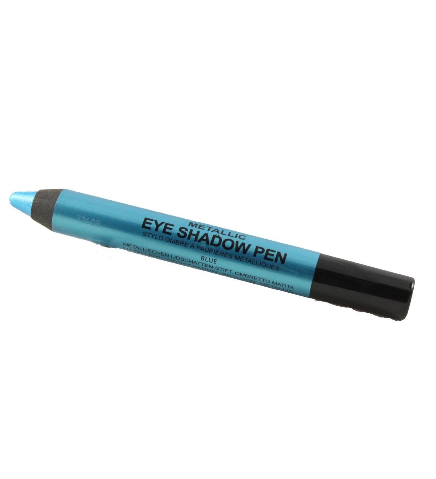 Blue Metallic Eye Shadow Pen - Blendable Soft Strong Eye Colour | 1 Count - Buy Online on GoSupps.com