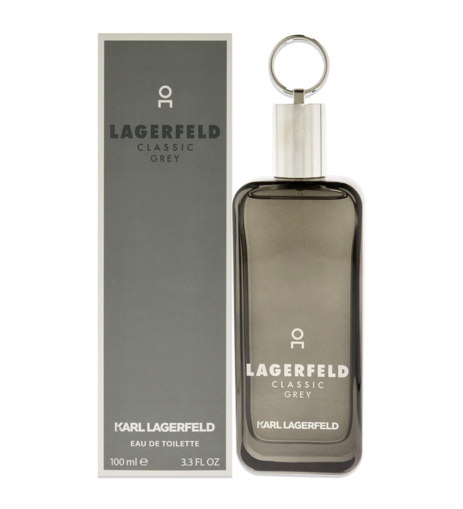 Karl Lagerfeld Paris Classic Grey Men EDT Spray 3.3 oz 3.3 Fl Oz (Pack of 1) - Buy Online on GoSupps.com
