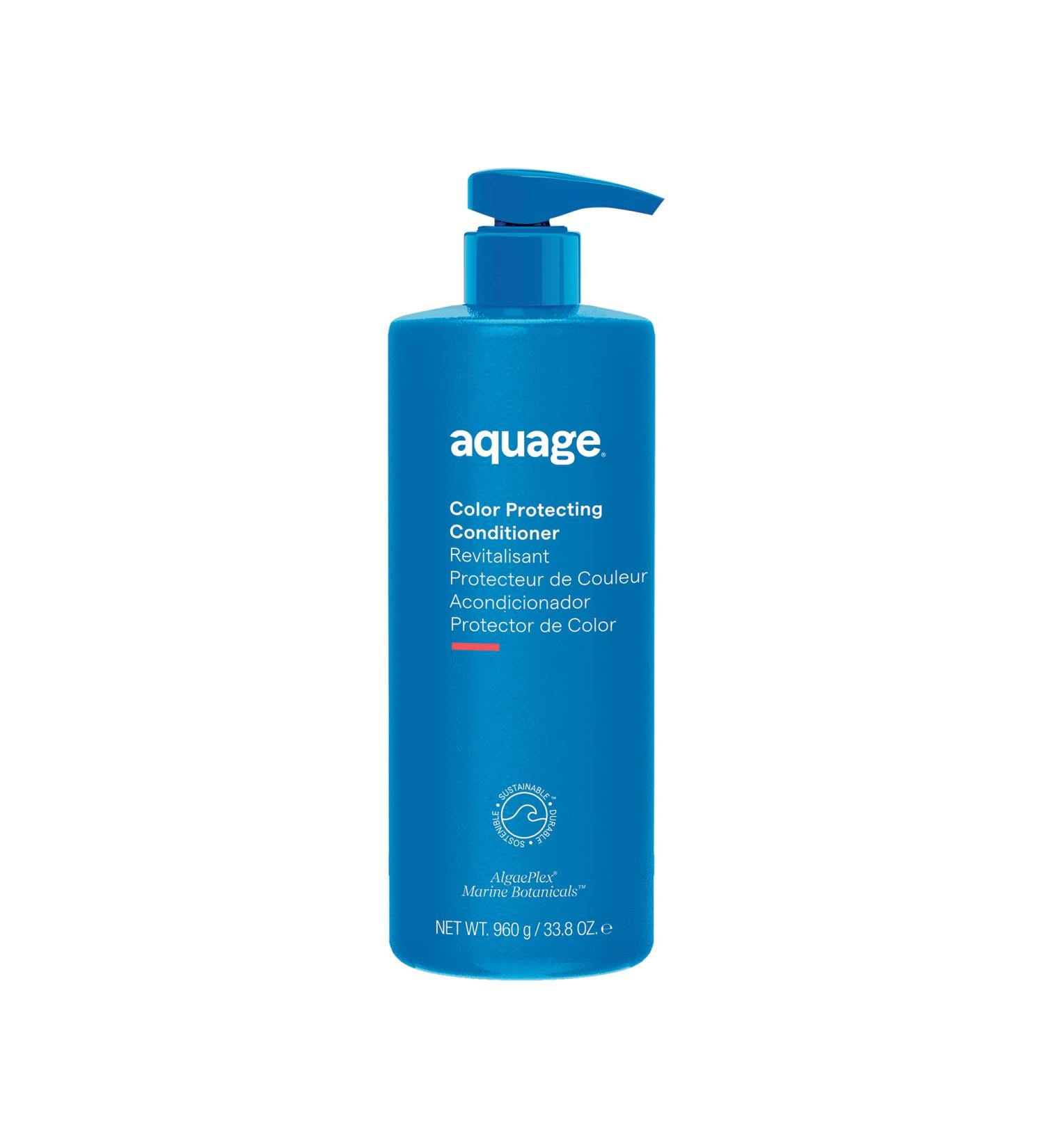 AQUAGE Color Protecting Conditioner 33.8 oz - Deep Moisturizing Formula with Sea Botanicals for Vibrant Haircolor & Shine - Buy Online on GoSupps.com