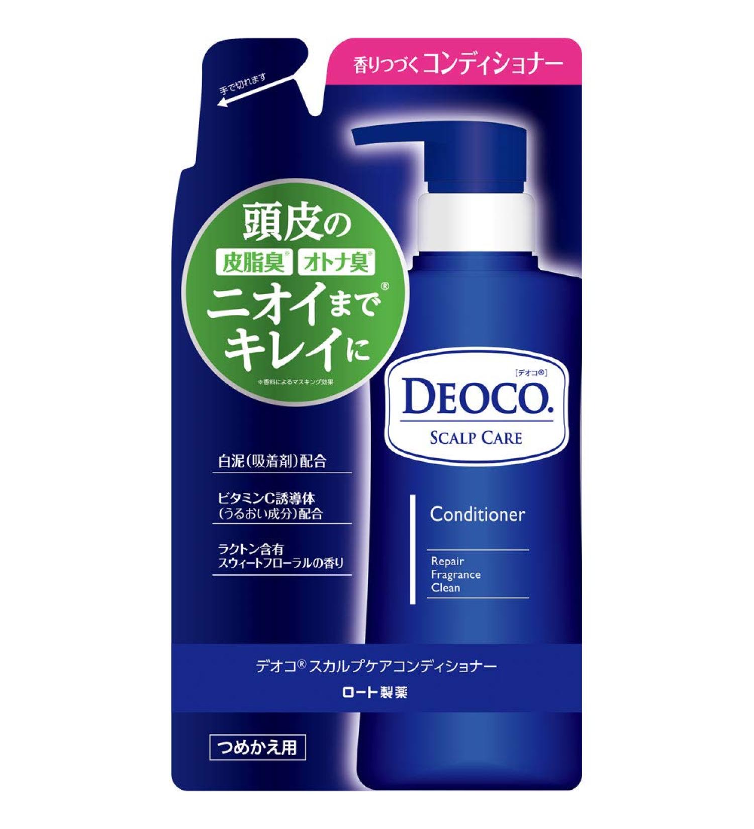 Rohto Deoko Scalp Care Conditioner Refill Treatment Sweet Floral 285g - Buy Online on GoSupps.com