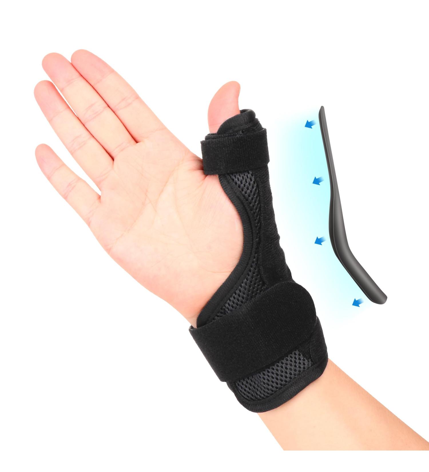 Cozyhealth Thumb Brace for Pain Relief - CMC Joint Spica Splint for Men & Women | Stabilization Support for Right/Left Hand (Black - Buy Online on GoSupps.com