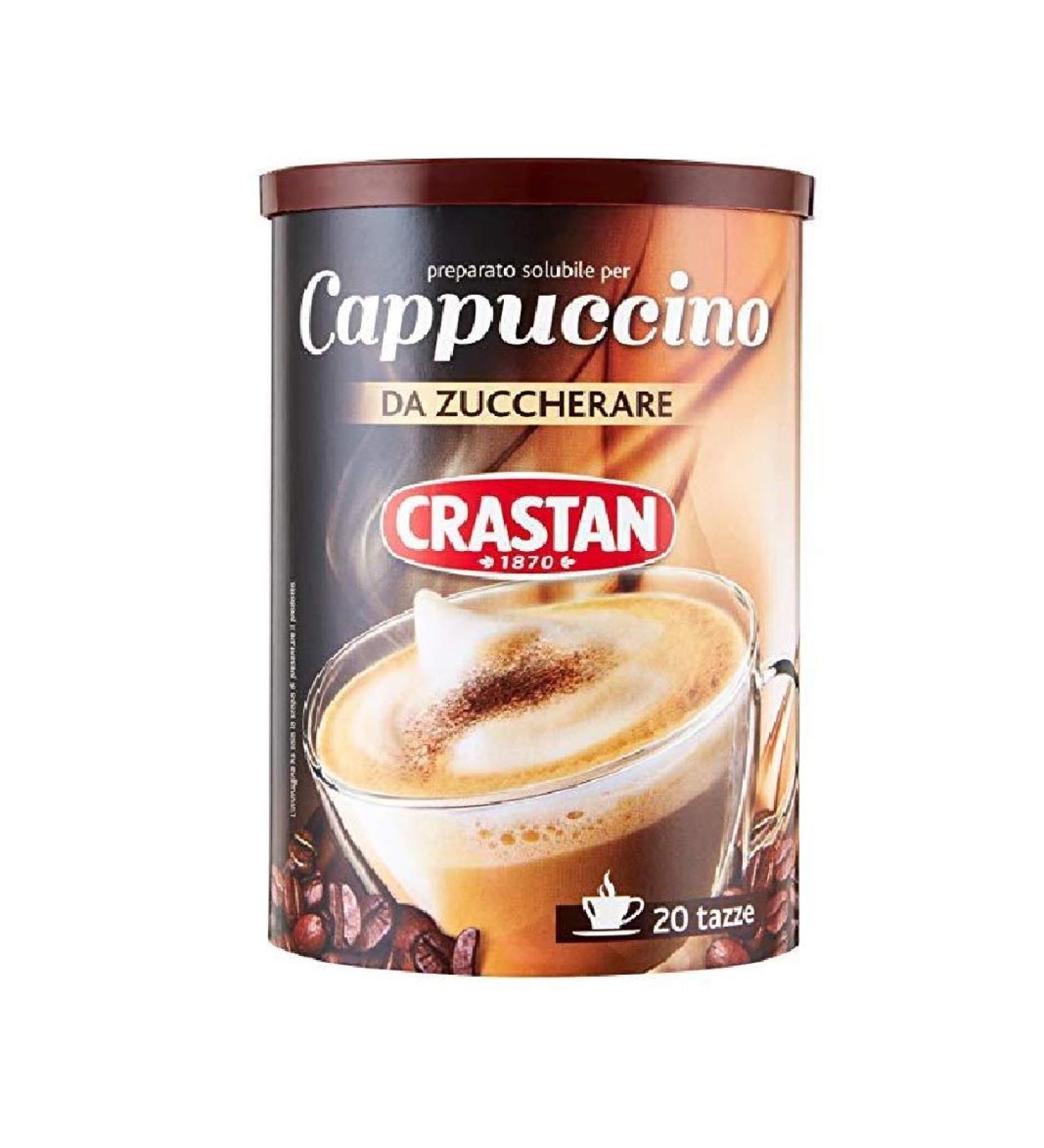 Crastan Cappuccino Classico Instant Coffee 250 g 20 tasses Caf da zuccherare