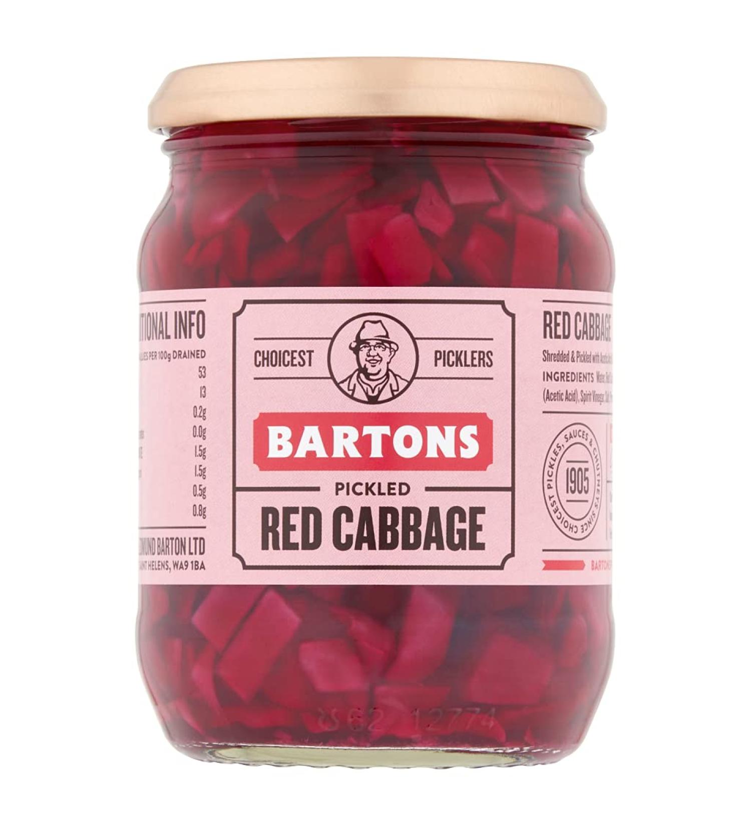 Bartons Pickled Red Cabbage - 326g Jar