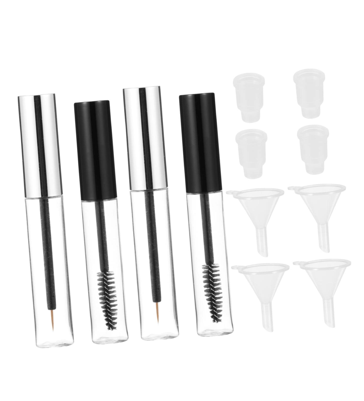 FOMIYES Mascara Tube Eyelash Mascara Clear Eyelash Wand Tube Clear Mascara Tube Refillable Eyelash Tube Mascara Wand Refillable Tubes 2 Sets - Buy Online on GoSupps.com