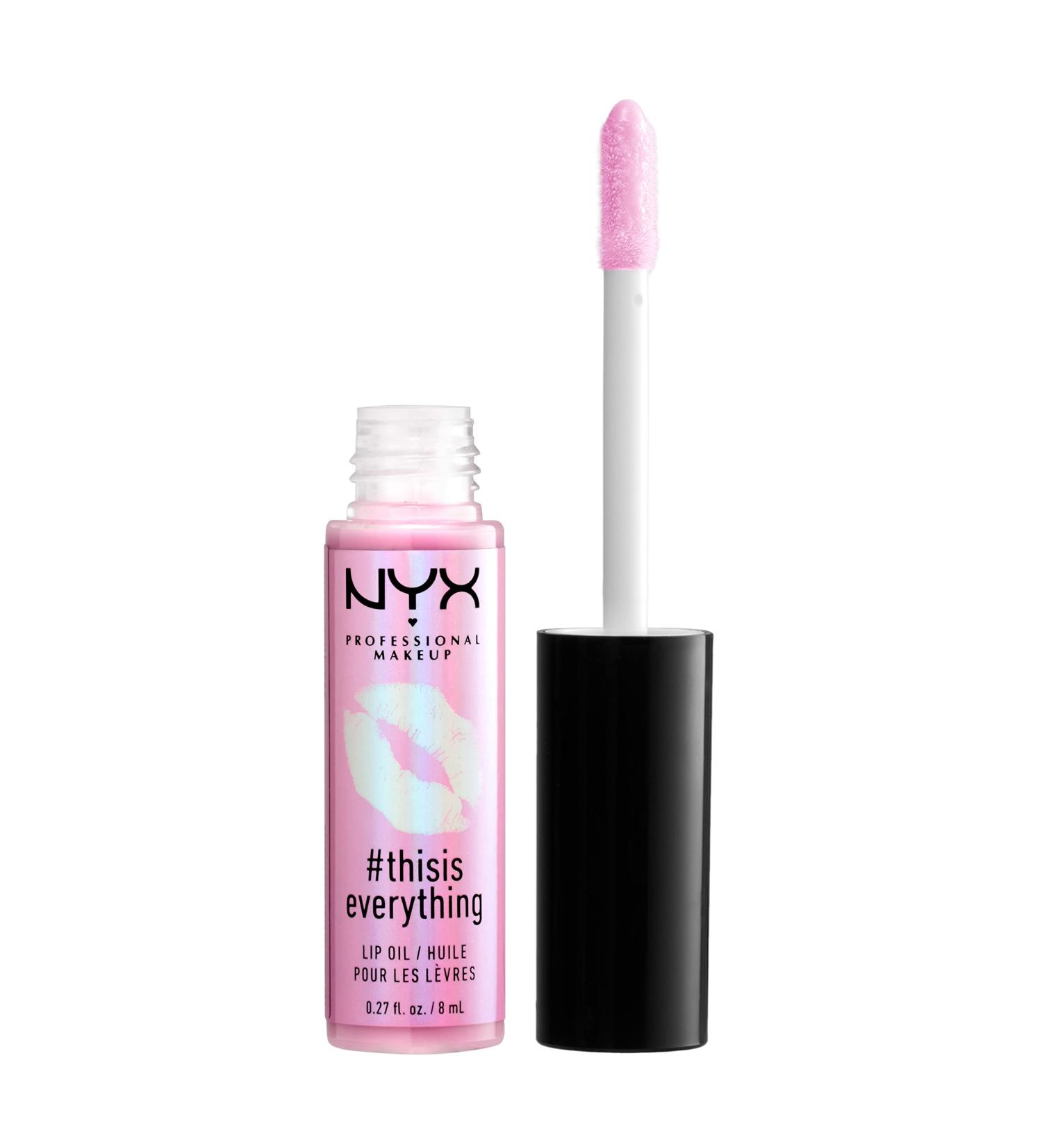 Nyx Professional Makeup Thisiseverything Lip Oil Gloss - Sheer Blush 0.27oz - Buy Online on GoSupps.com
