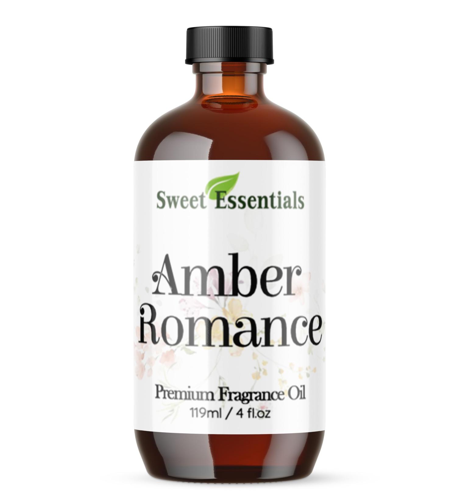 Amber Romance 4oz Premium Fragrance Oil Aromatherapy Diffuser Crafts Soap Home Scents Bath & Body DIY Parfum and Much More. Versatile & Long-Lasting by Sweet Essentials - Buy Online on GoSupps.com
