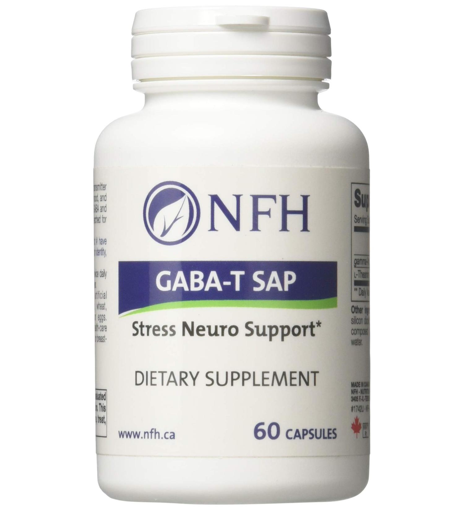 NFH - GABA-T SAP - 60 Capsules - Buy Online on GoSupps.com