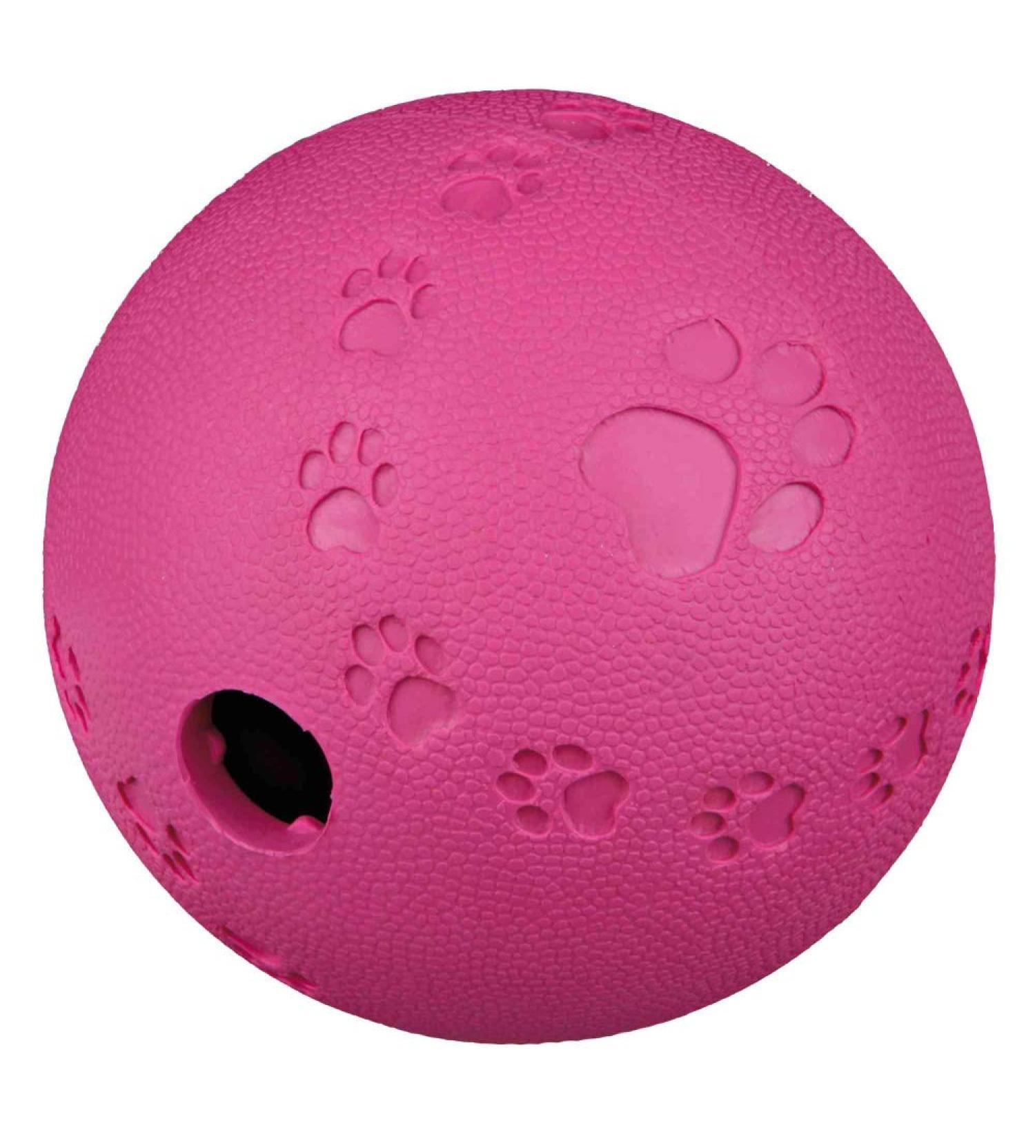 Trixie 34942 Snack Ball - Natural Rubber Dog Toy 9 cm Assorted Colors | Buy Now for International Shipping! - Buy Online on GoSupps.com