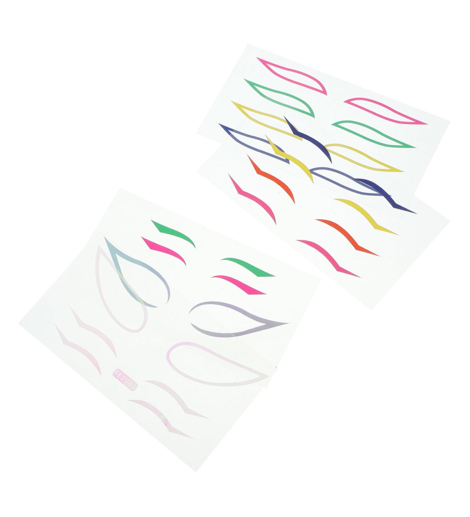BELLIFFY 4sets Beauty Eyeliner Decal Stage Performance Sticker Reusable Eyeliner Sticker - Buy Online on GoSupps.com