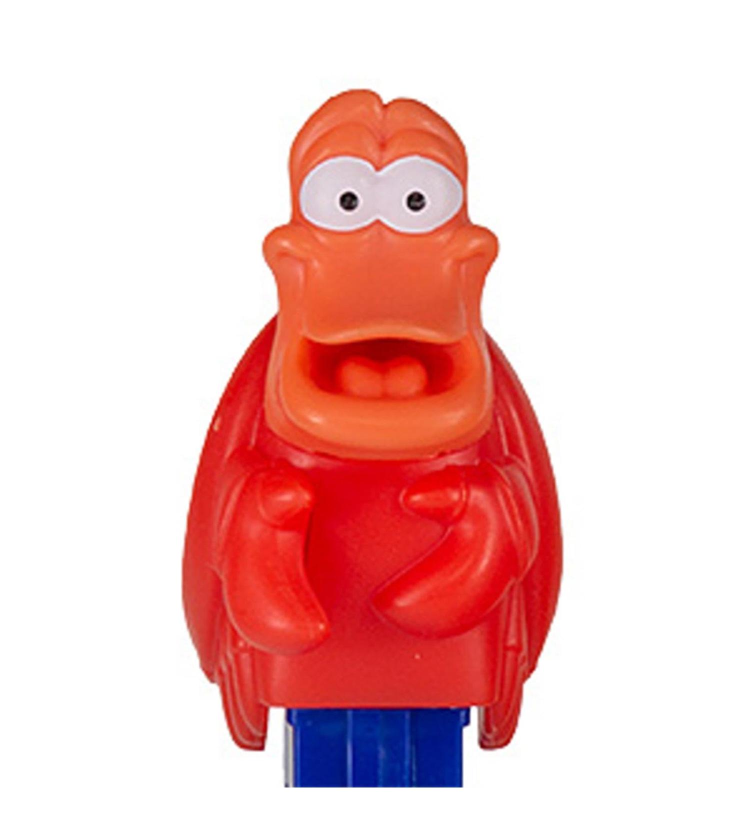 PEZ The Little Mermaid Arial Flounder & Sebastian pez Dispenser Refillable Collect Them All (Sebastian One Size) Sebastian 1 Count (Pack of 1)