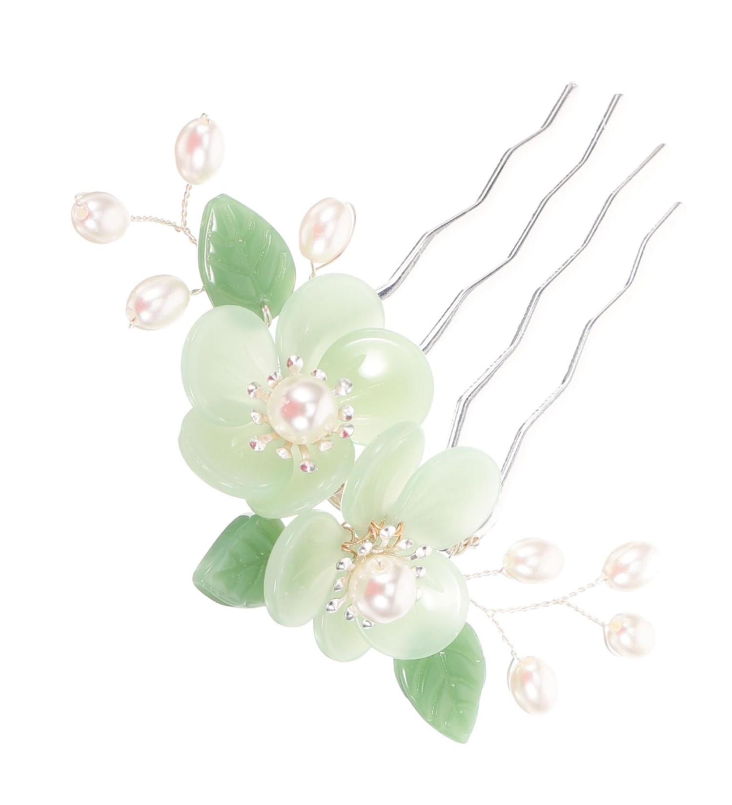 Mikinona Antique Hair Clasp Flower Decorations Decorative Hair Comb Bride Decor Bridal Accessories Flower Embellishments Bridal Side Hair Comb Vintage Comb Bridal Hair Pin Hair Combs Glass - Buy Online on GoSupps.com