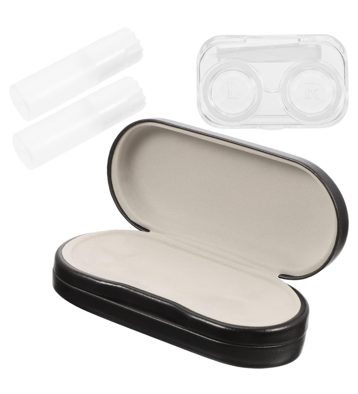 Buy Milists Double-Layer Glasses Case Set | Multi-Glasses Hard Case & Flocked Cloth Holder for Travel | International Shipping Available - Buy Online on GoSupps.com