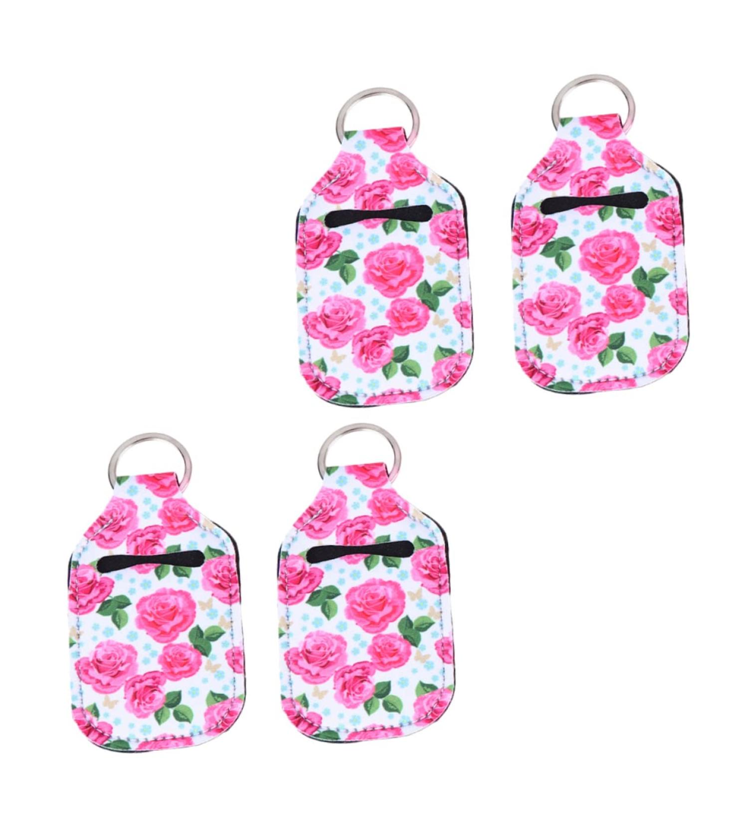 PLAFOPE Mini Spray Bottle Set - Keychain Cover - Travel Chapstick Holster - Neoprene Holder - 4pcs - Buy Online on GoSupps.com
