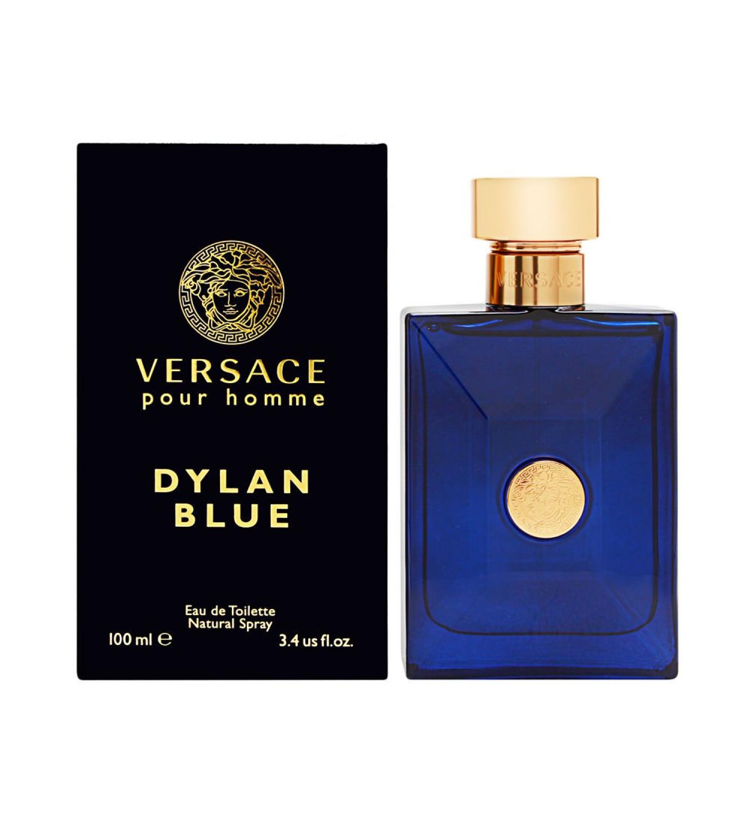 Versace Pour Homme Dylan Blue FOR MEN by Versace - 3.4 oz EDT Spray 3.38 Fl Oz (Pack of 1)