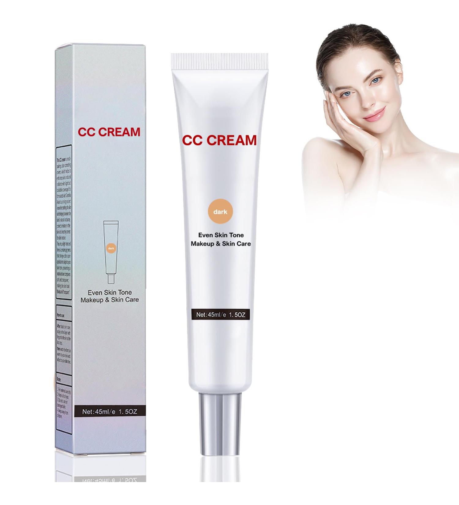 Cr me CC Avec Centellas Asiatica Cr me CC Multi-usages Correctrice De Couleur Anti-cernes Hydratant Longue Tenue pour Le Visage Pour Corriger La Couleur Et Protection SPF(Sombre) (02 Normal) 02 1 g (Lot de 1) - Buy Online on GoSupps.com