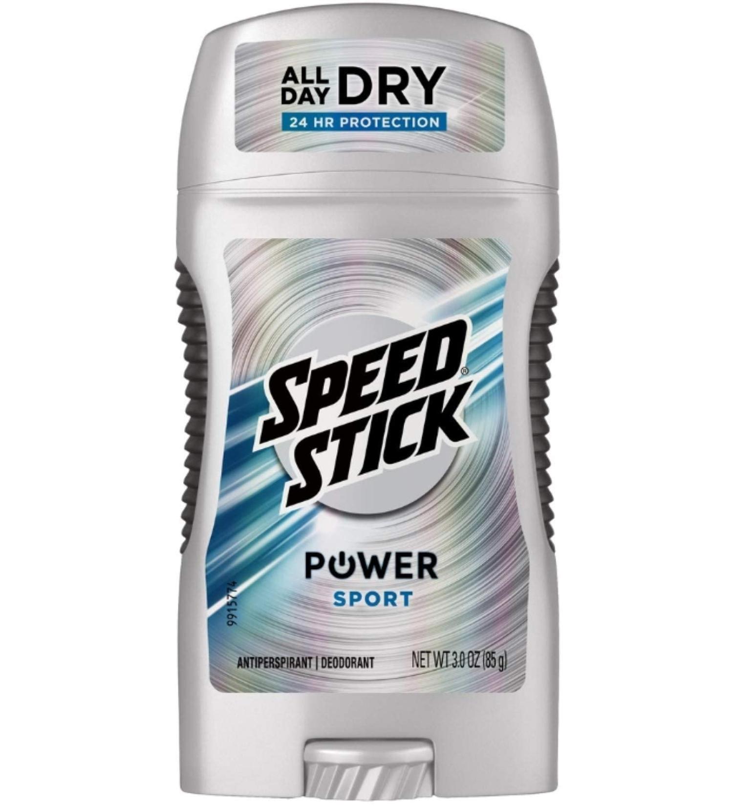 Speed Stick Power Antiperspirant Deodorant Sport 3 oz (Pack of 8)