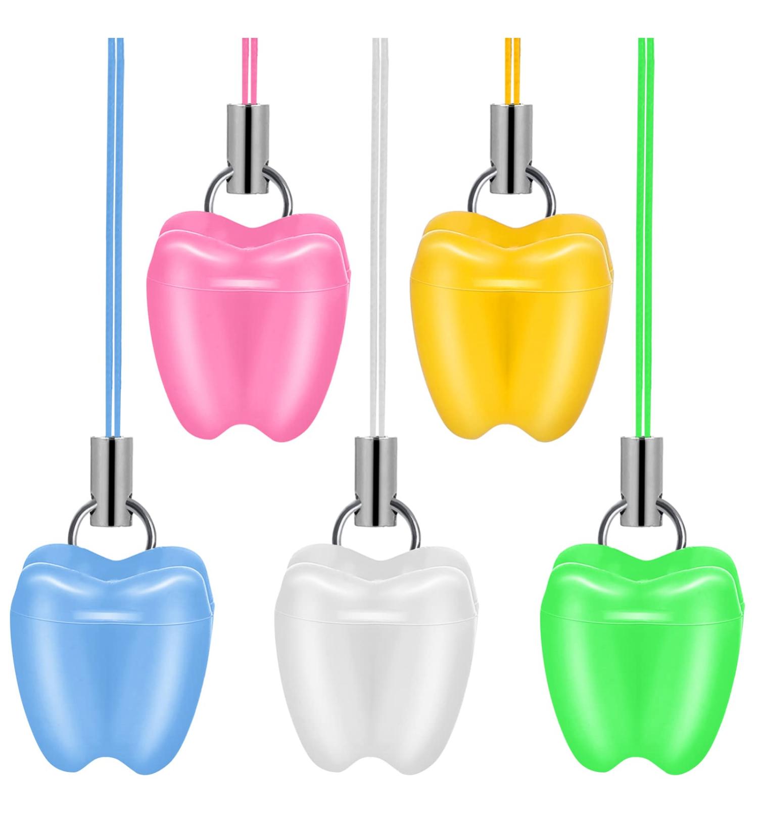 Coheali 5th White Toothed Treasure Chest - Tooth Holder Necklace for Lost Teeth | Perfect Baby Gift & Child Tooth Save Chain - Buy Online on GoSupps.com