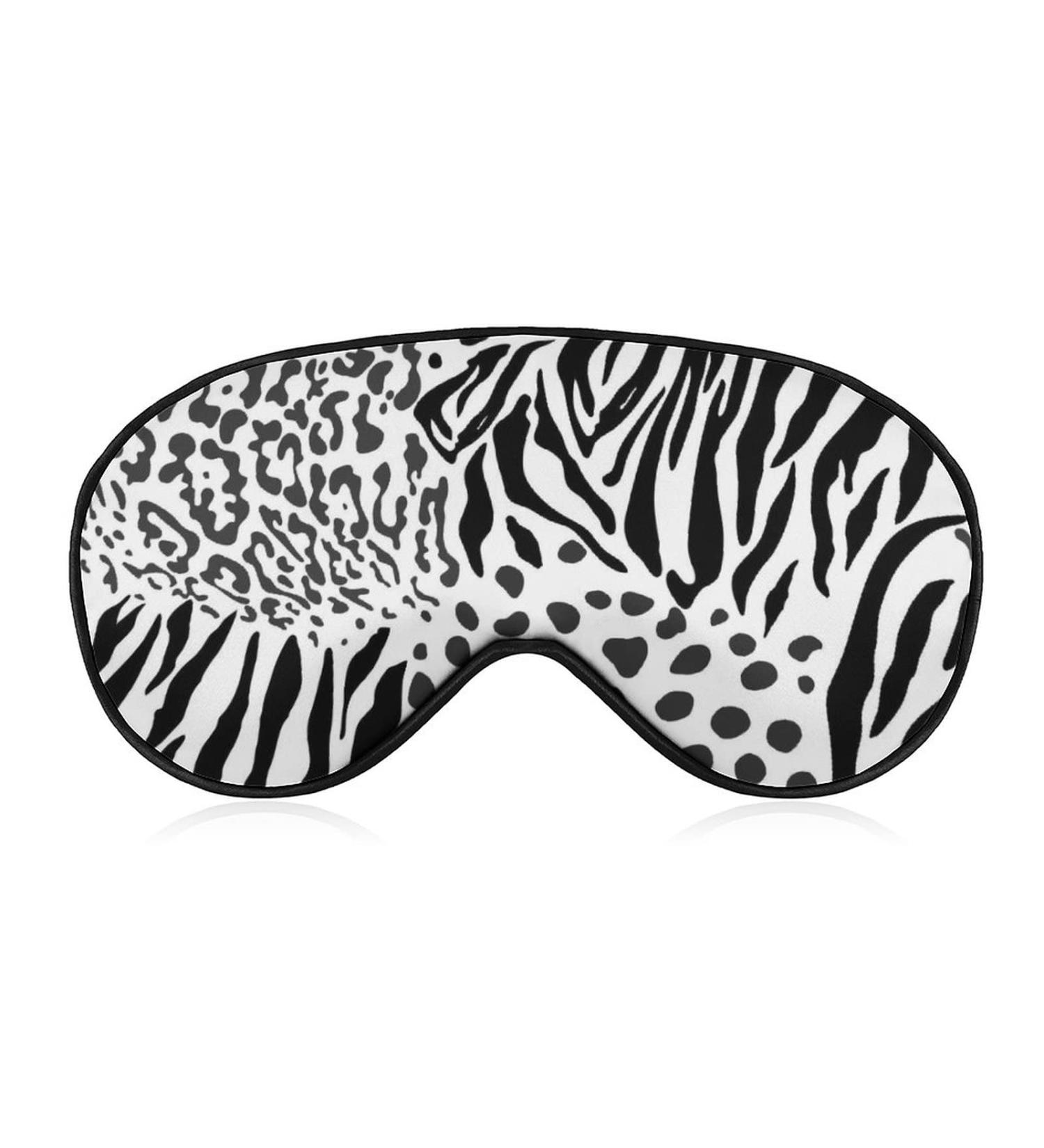 Adjustable Animal Tiger Leopard Skin Sleep Mask for Women | Stylish Eye Shades with Elastic Strap - Buy Online on GoSupps.com