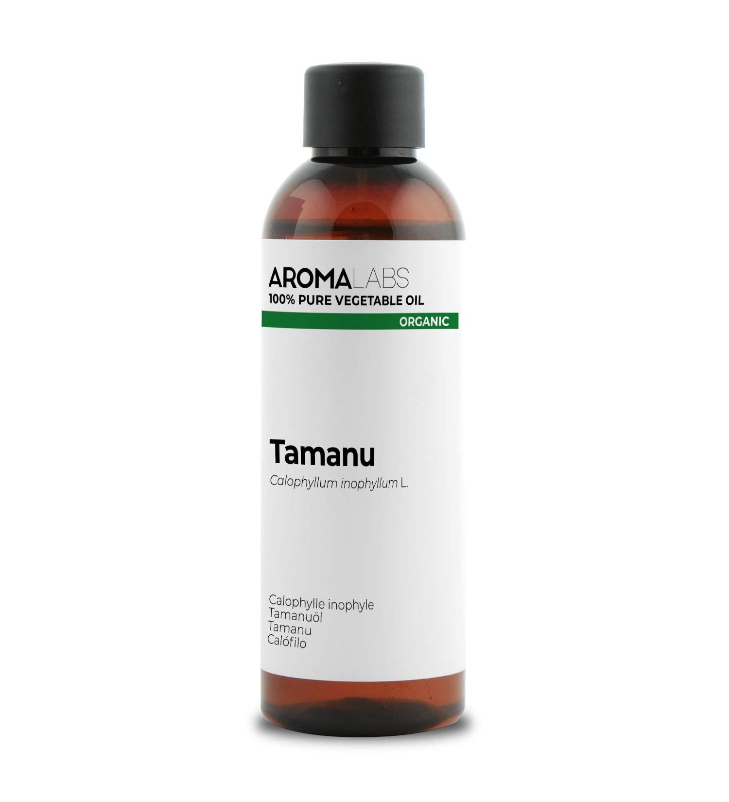 AROMA LABS 100% Pure Organic Tamanu Oil - 100mL | Cold Pressed & Cosmos Certified | French Brand - Buy Online on GoSupps.com