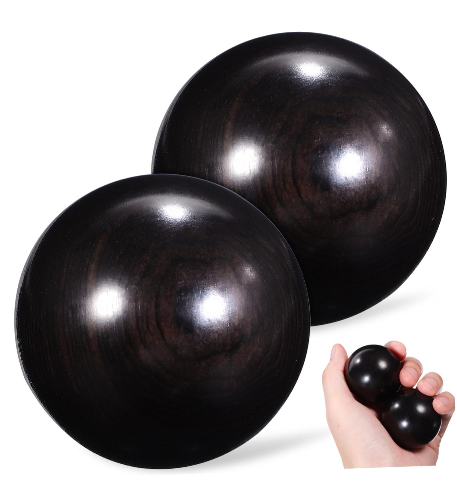FOMIYES 8 STK Hand-Rolling Massage Balls - Premium Wooden Hand Exercise Equipment & Aquarium Decorations - Buy Online on GoSupps.com