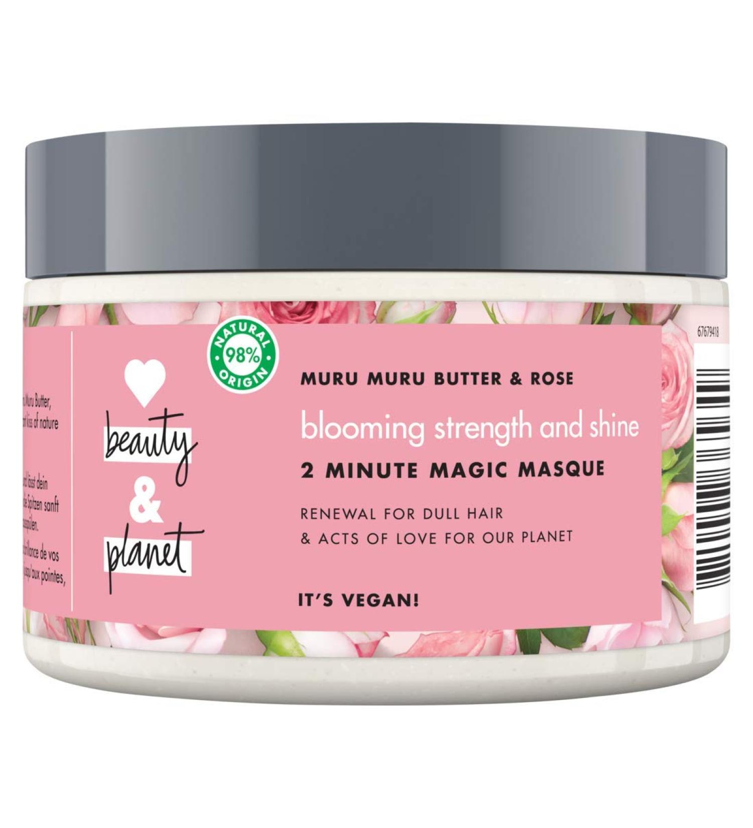 Love Beauty And Planet Blooming Strength & Shine Hair Mask 300ml - Nourishing Hair Care | International Shipping Available - Buy Online on GoSupps.com