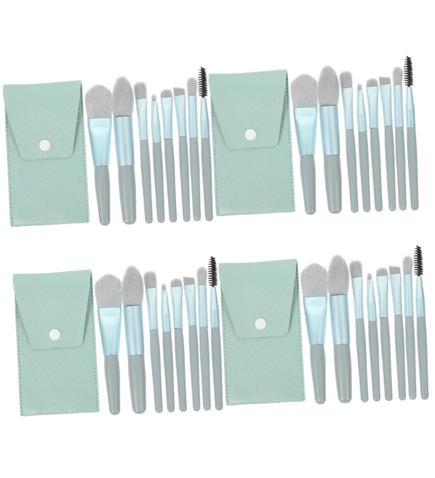 FOMIYES 4 Sets Travel Makeup Eyeshadow Girls Women Makeup Supplies Cosmetics Cosmetic Brush Blending Brush for Makeup Blush Loose Powder Pu Miss Tool Make up - Buy Online on GoSupps.com