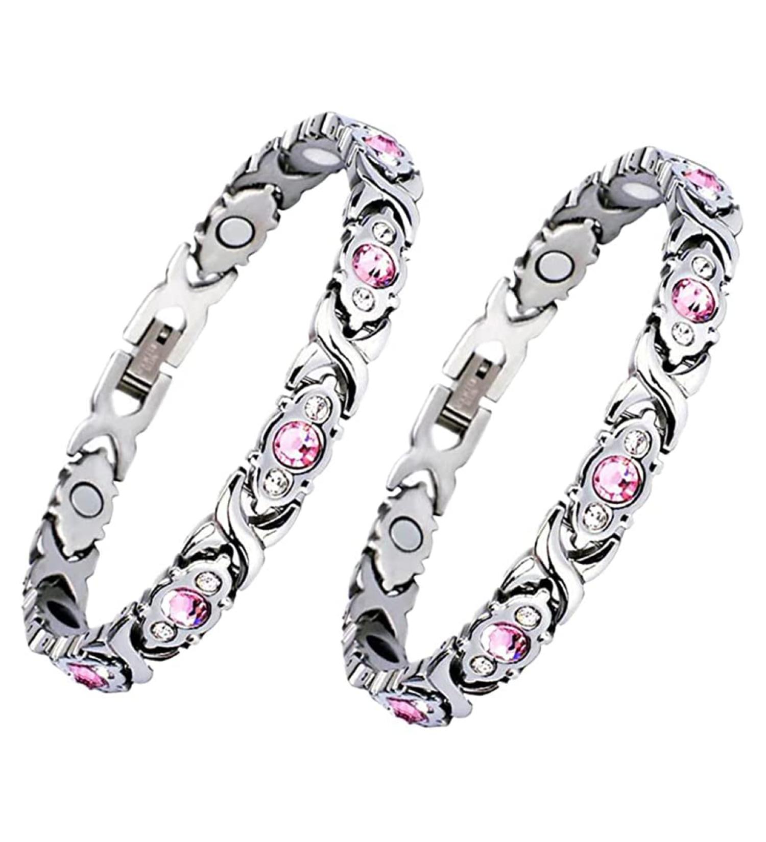 Magnetic Tabs for Lymphatic Drainage & Weight Loss - Silver 2 Pack for Men & Women - Buy Online on GoSupps.com