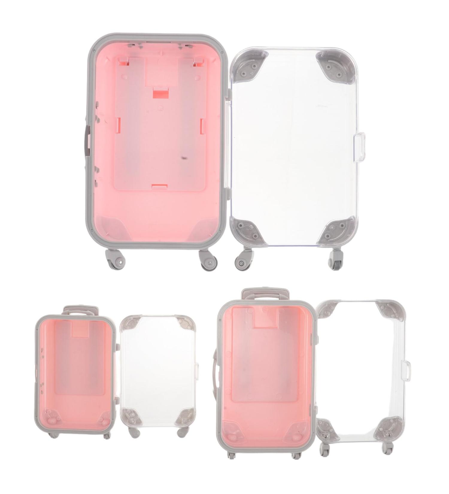 Homoyoyo Bo te de Rangement pour Faux Cils Lot de 3 Mini Valises Rigides Roses Transparentes Organisateur Portable pour Extensions de Cils et Accessoires de Maquillage tui de Voyage - Buy Online on GoSupps.com