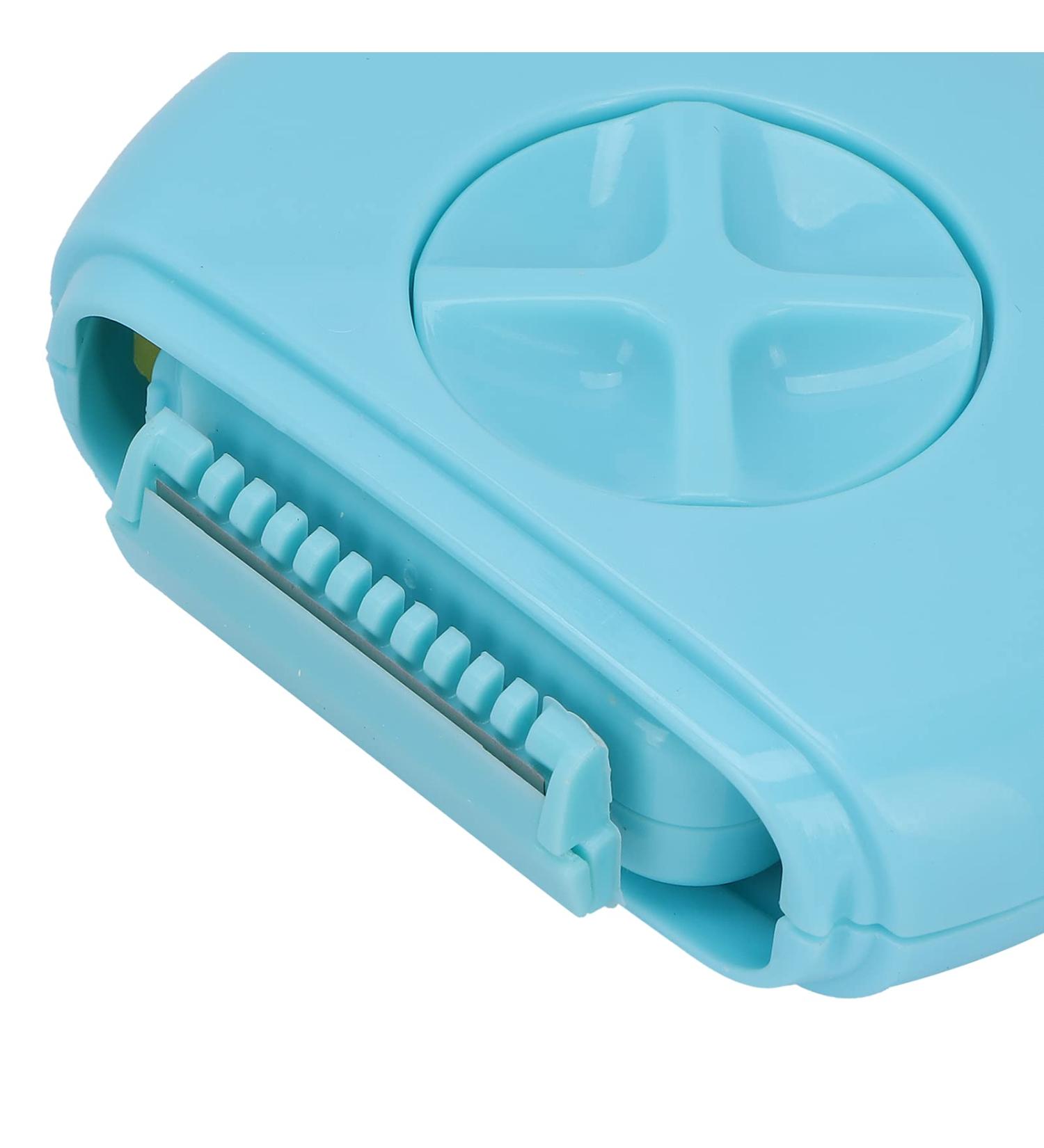 Buy 3 in 1 Electric Shaver for Women - Portable Body Hair Trimmer & Manual Hair Removal Tool in Blue | International Shipping Available - Buy Online on GoSupps.com