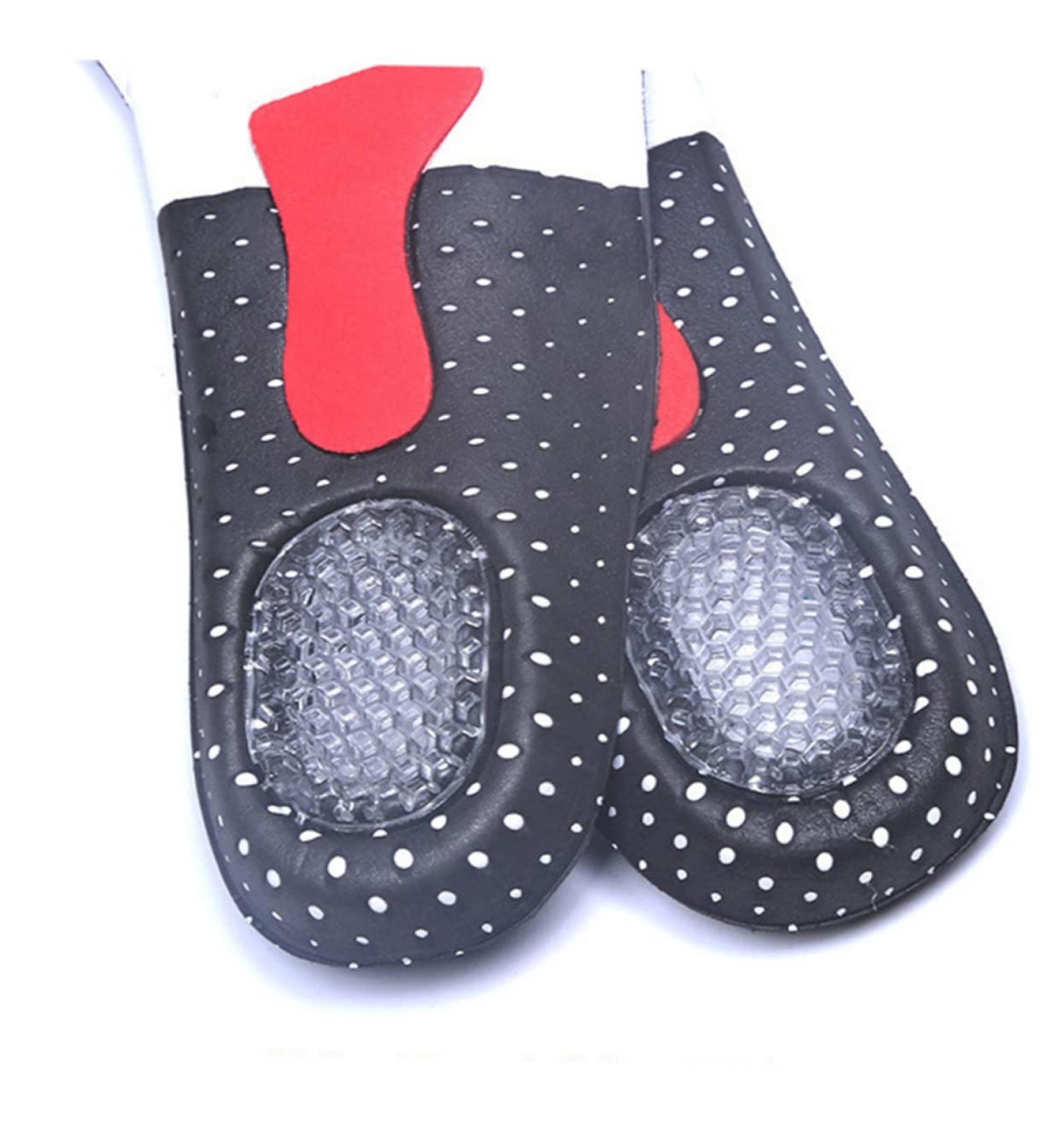 LIFKOME 2 Pairs Silicone Gel Men Insoles for Shoes - Absorb Sweat, Outdoor Shoe Inserts - Buy Online on GoSupps.com