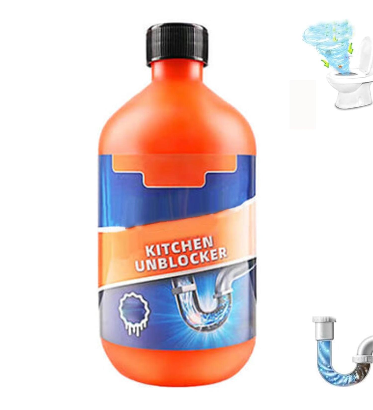 Pipeline Dredging Agent | Powerful Kitchen Unblocker & Drain Cleaner for Toilets & Sinks - Buy Online on GoSupps.com