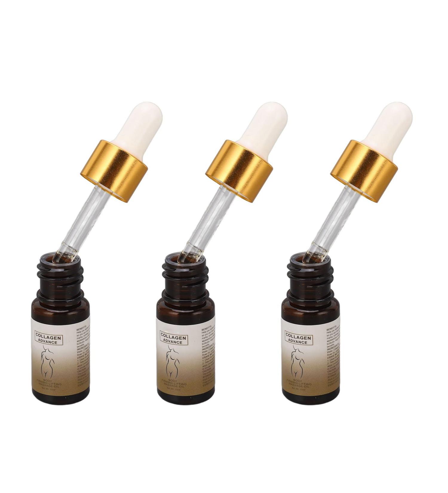 Body Lifting Massage Oil - Slimming & Skin Tightening 10ml (3pcs) | Women's Hip Lifting Solution - Buy Online on GoSupps.com