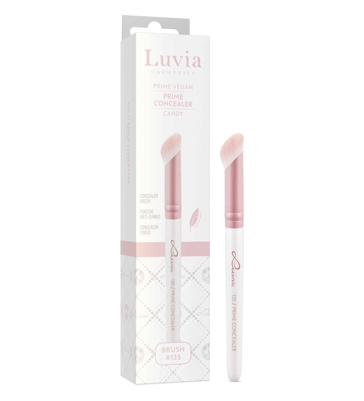 Luvia Professional Makeup Brush Concealer Make-Up Brush Angled Buffer Brush Vegan Cosmetic Brush 135 // Concealer Buffer - Candy - Buy Online on GoSupps.com