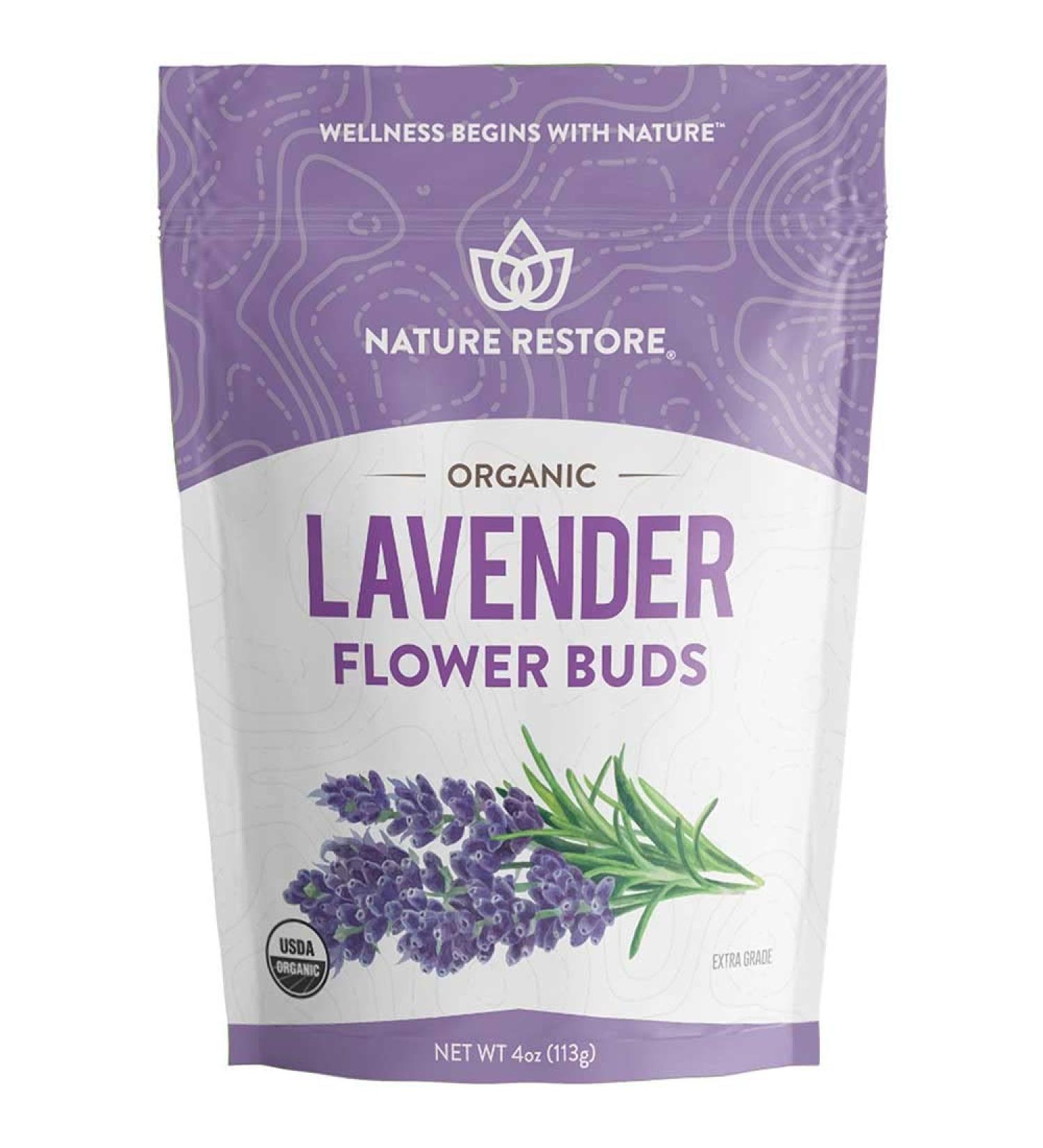Organic USDA Certified Dried Lavender Flowers - 4oz Extra Grade Loose Leaf - Buy Online on GoSupps.com