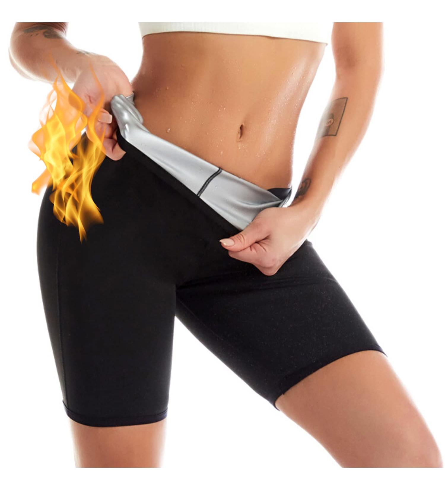 NanoHertz Sauna Sweat Shapewear Shorts for Weight Loss - Large Women's Fitness Shorts - Buy Online on GoSupps.com