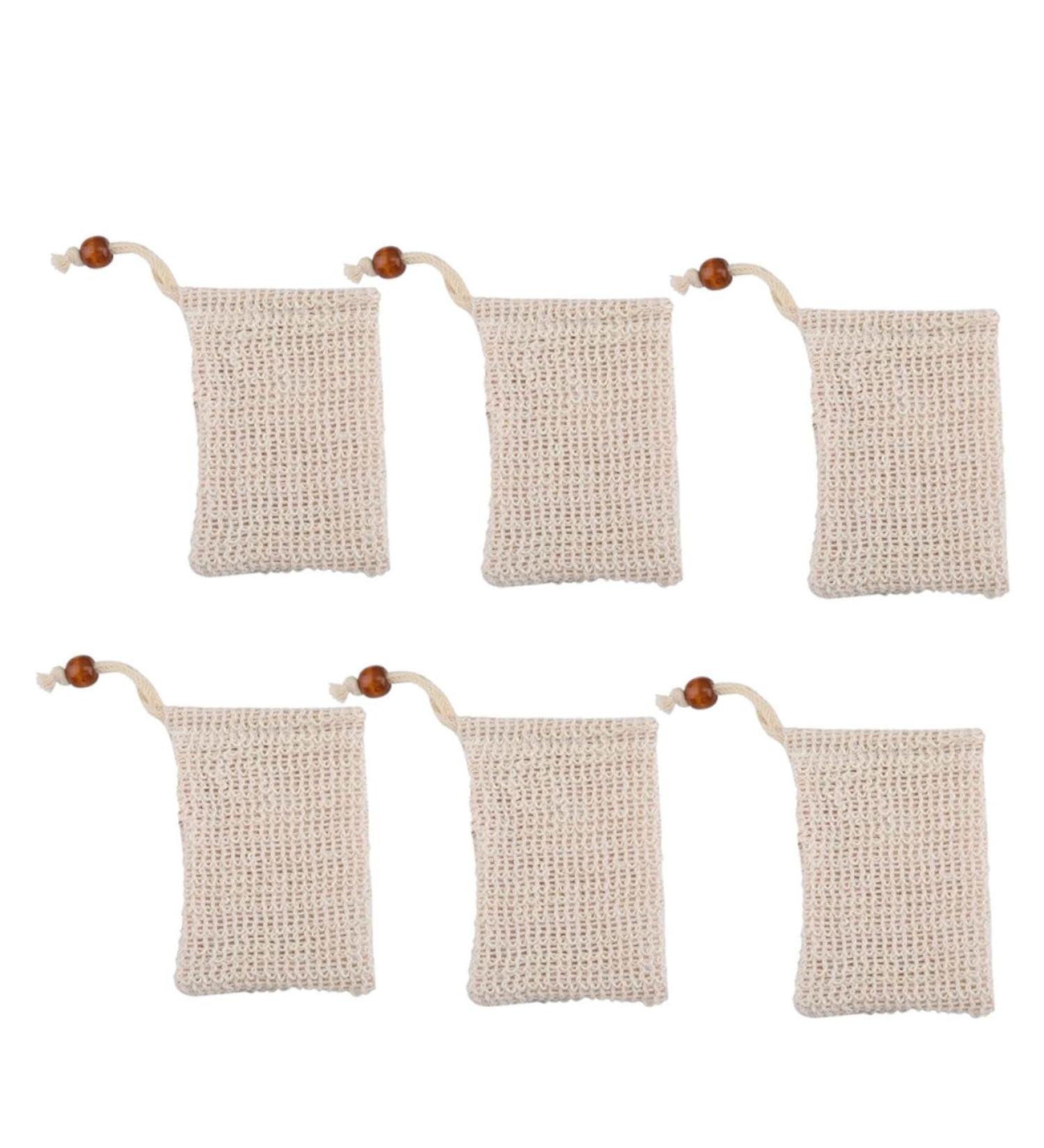 FOMIYES 6 Pi ces Pochette Savon Moussant Filet Sac Savon pour Douche Visage et Corps Outil de Nettoyage - Buy Online on GoSupps.com