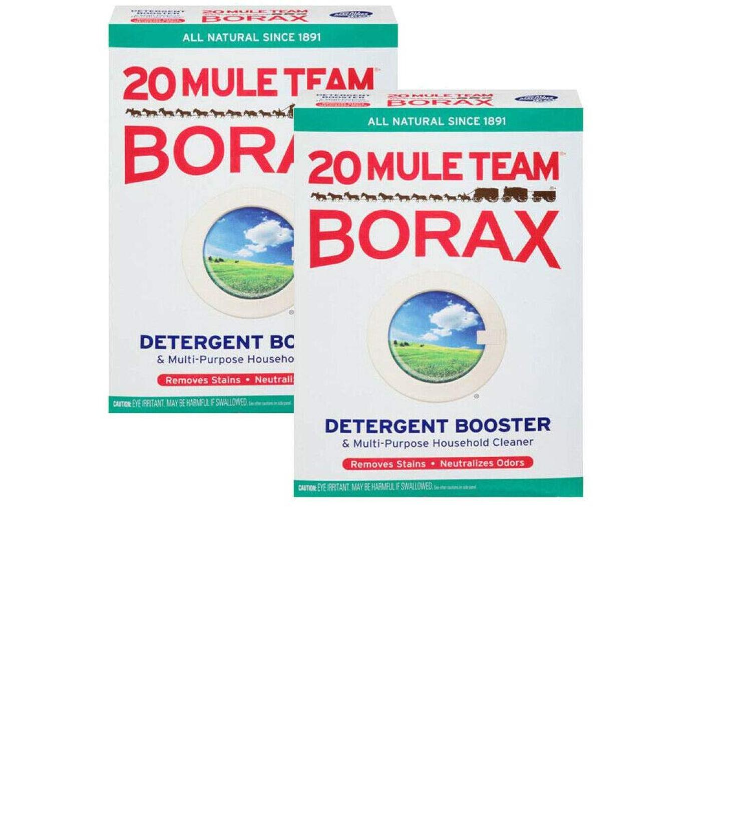 Buy Twenty Mule Team Natural Laundry Booster & Multi-Purpose Cleaner - 65 oz (Pack of 2) | Eco-Friendly & Effective International Shipping - Buy Online on GoSupps.com