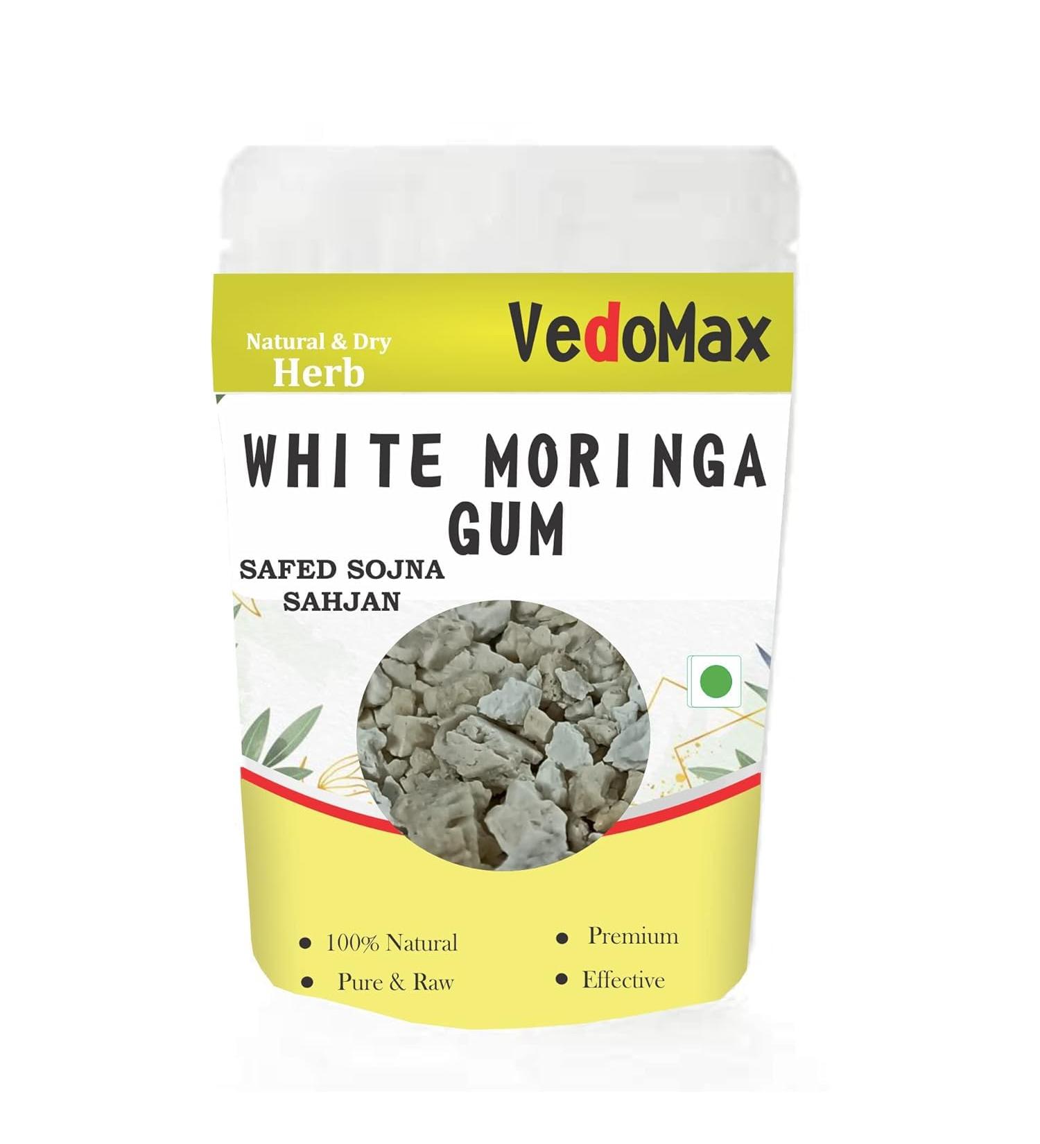YANG White Moringa Gum Pure & Natural Sahajan Gond Gond Sonjana| White Sahajan Gond| White Moringa Gum - (100 gm)