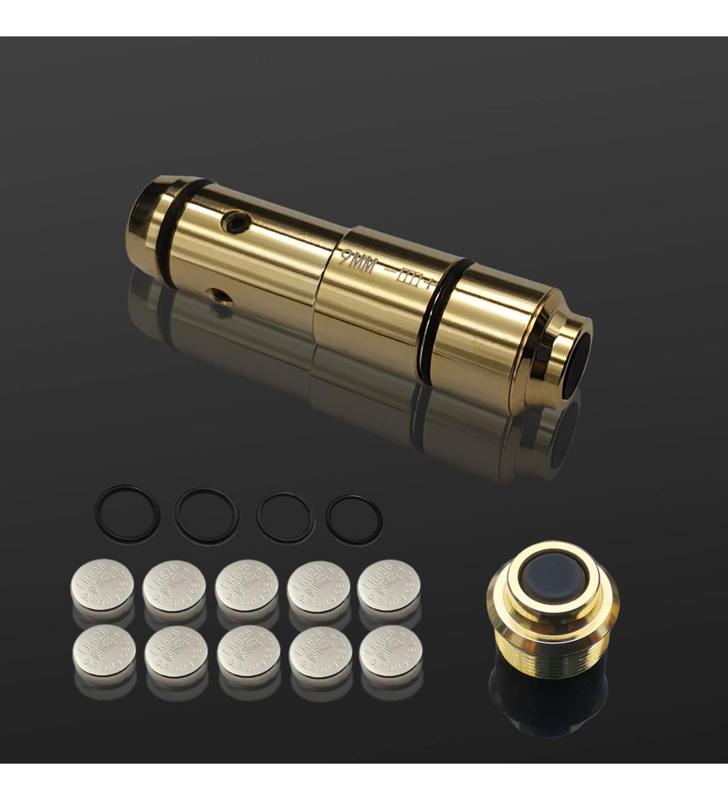 Angeebin Laser Training Cartridge for 45ACP, 40S&W, 380ACP, 9MM - Dry Fire Laser Bullet with Spare Accessories - Buy Online on GoSupps.com