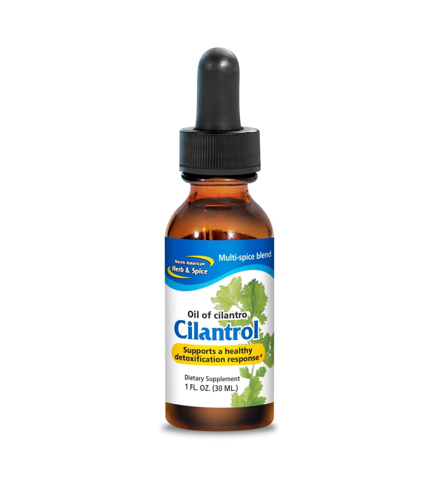 NORTH AMERICAN HERB & SPICE Cilantrol - 1 fl. oz. - Digestive Support - Cilantro Extract - Non-GMO - 130 Servings - Buy Online on GoSupps.com