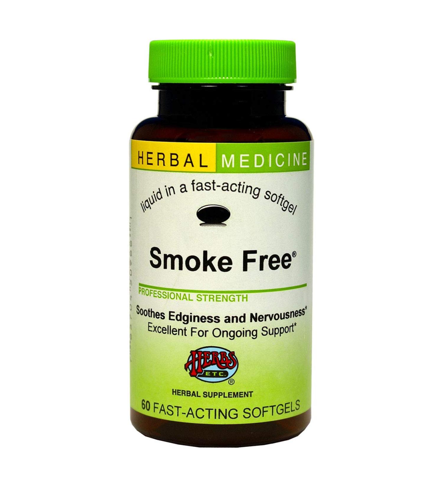 Smoke Free Softgels - Natural Support for Quitting Smoking 60ct - Buy Online on GoSupps.com