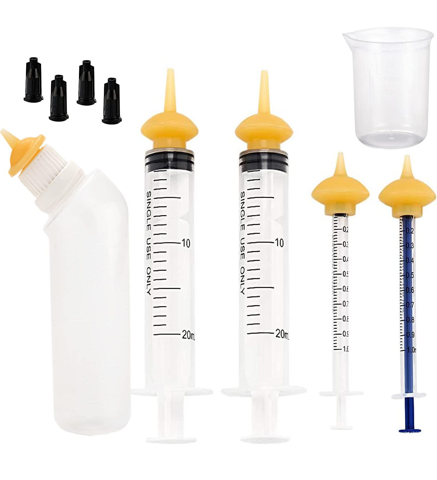 Gufastoe Pet Feeding Silicone Nipple & Syringes for Puppies Dogs & Cats - Model 3 | International Shipping Available - Buy Online on GoSupps.com