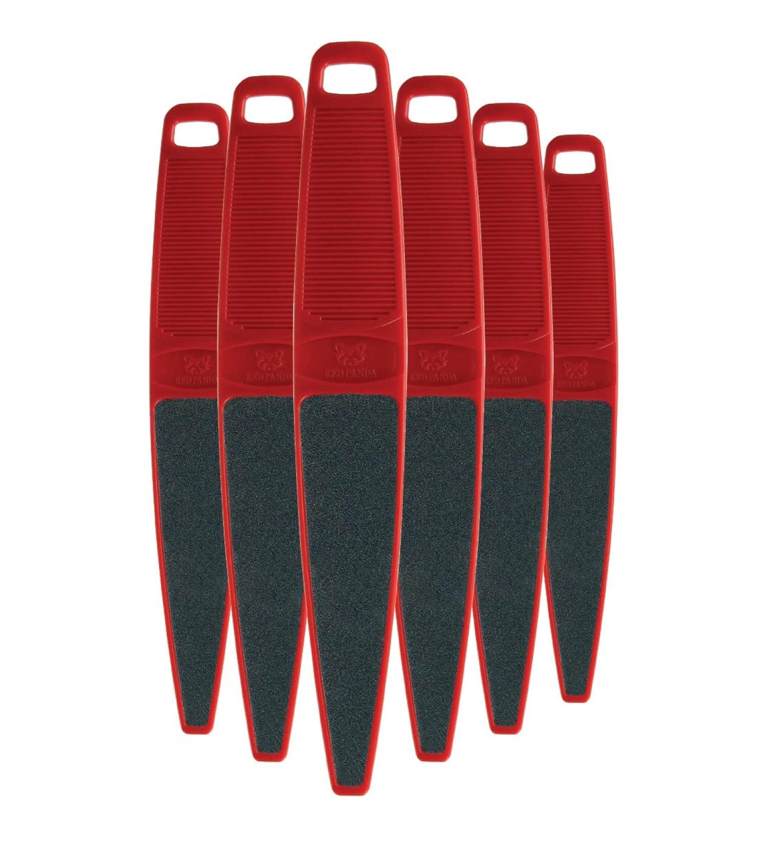 ForPro Red Panda Foot File 60/100 Grit Double-Sided Pedicure File for Feet and Heels 10.5 L - Pack of 6 - Buy Online on GoSupps.com